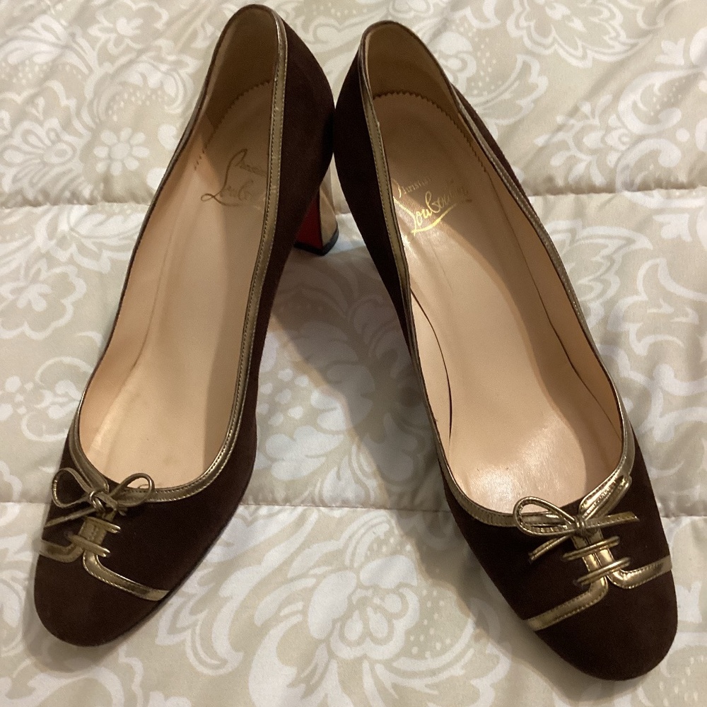 Christian Louboutin Suede Pumps